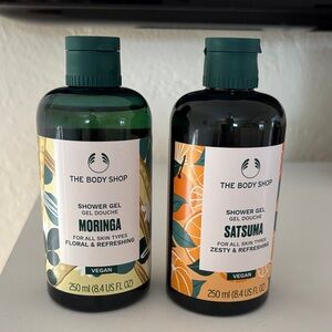 The Body Shop Moringa and Satsuma Shower Gel Duo